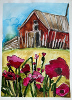The Barn - ORIGINAL 22x30” (video attached)