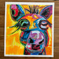 Dougie the Donkey - ORIGINAL OIL PASTEL - 19x21”