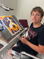 Purple Doodle - Art Prints