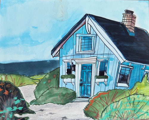 Beach House II - Art Prints - Vichy's Art