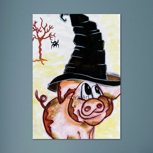 Halloween Pig - Art Prints