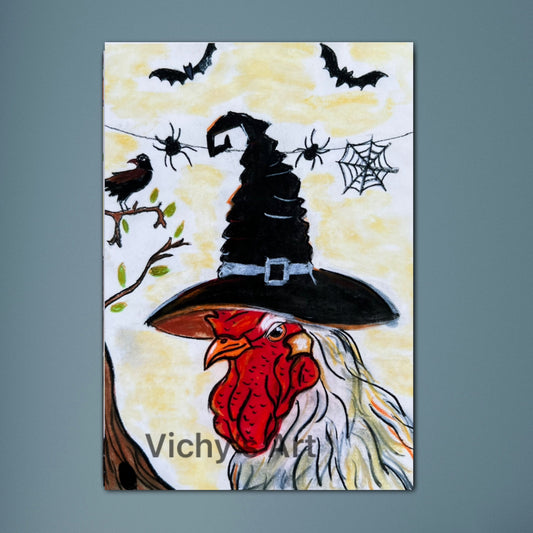Halloween Chicken - fine prints and canvas prints in more size