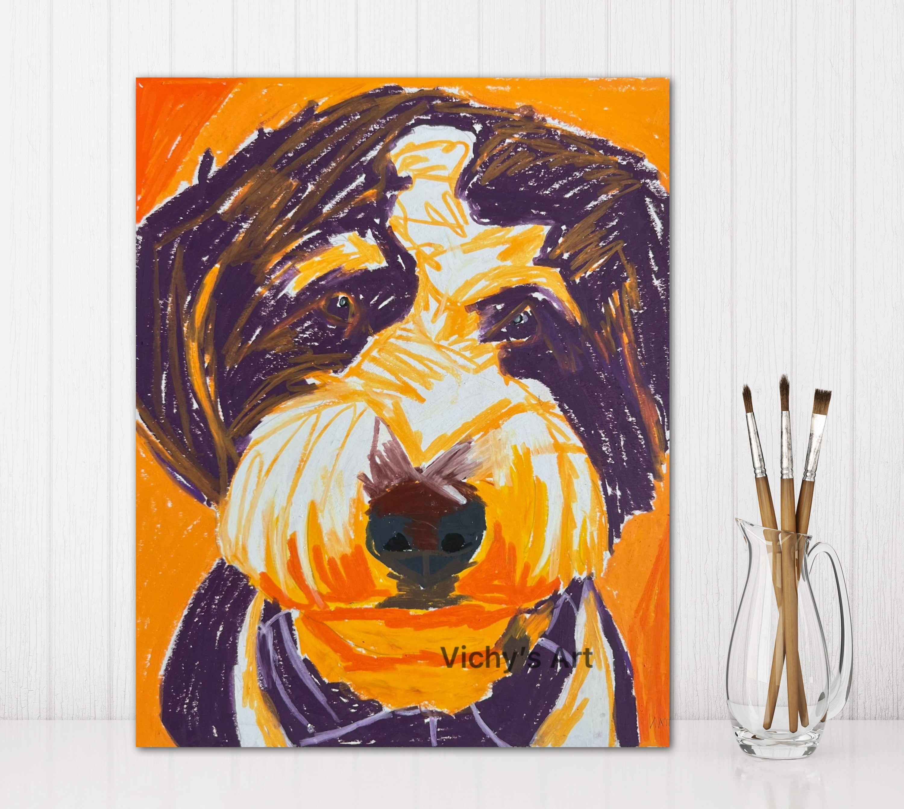 Purple Doodle - Art Prints