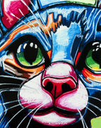 Cobalt Cat - Art Prints
