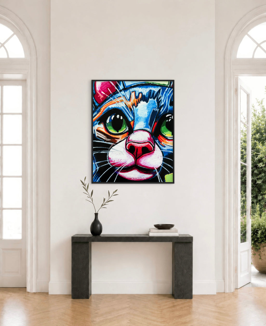 Cobalt Cat - Art Prints
