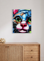 Cobalt Cat - Art Prints