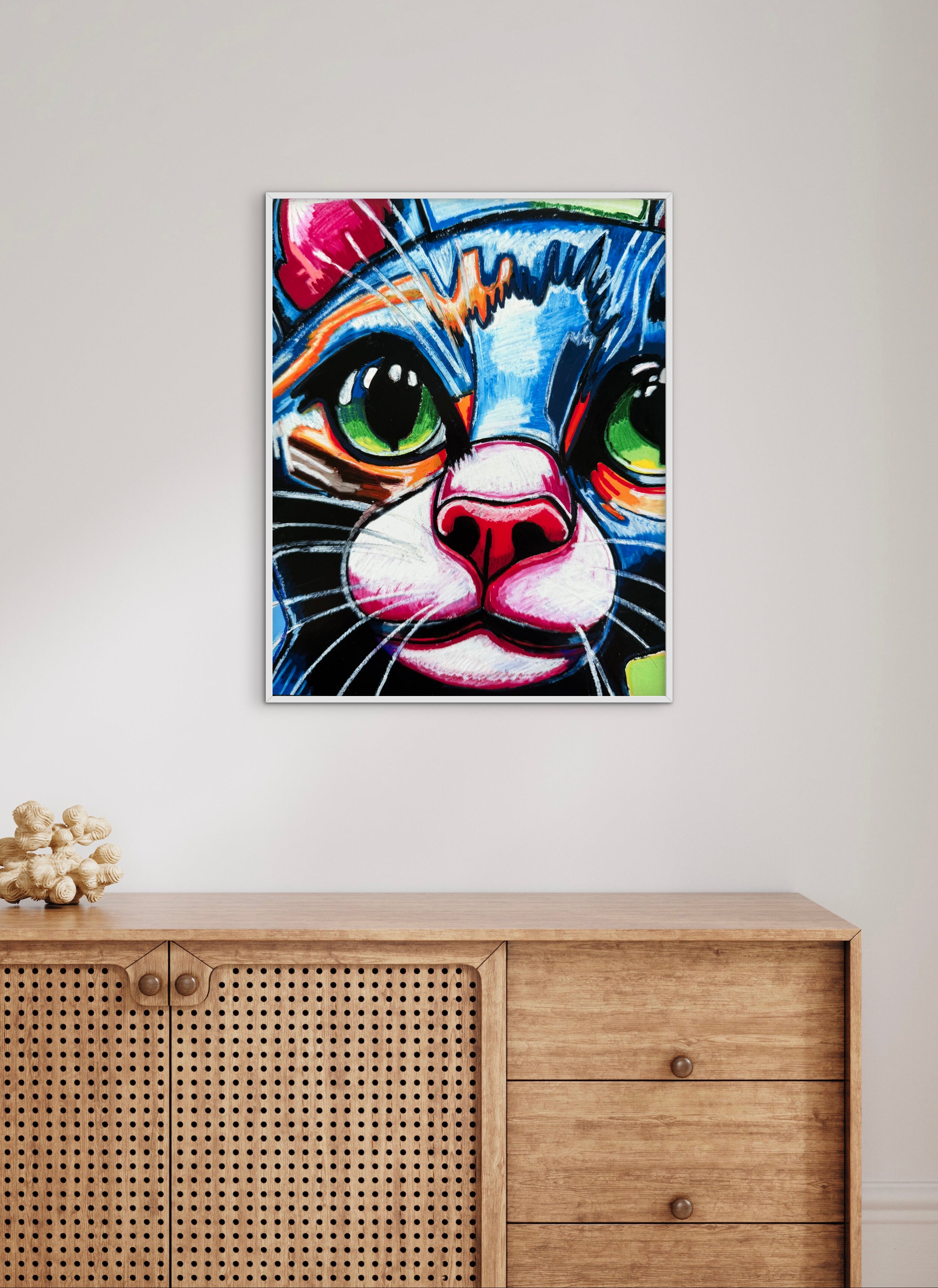 Cobalt Cat - Art Prints