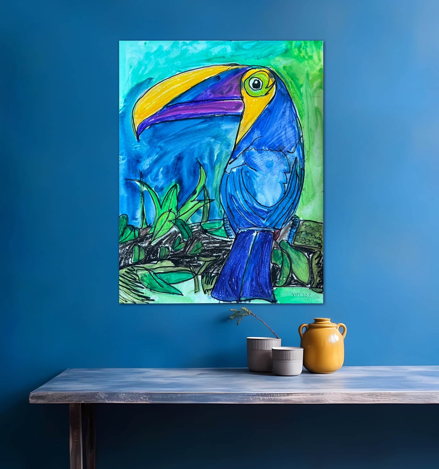 The Toucan - fine prints and canvas prints in more size