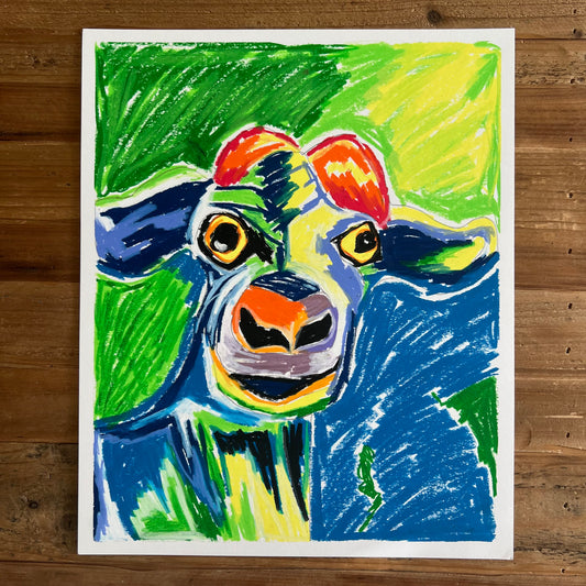 Silly Goat - ORIGINAL  14x17”