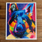 German Shepherd - ORIGINAL  14x17”