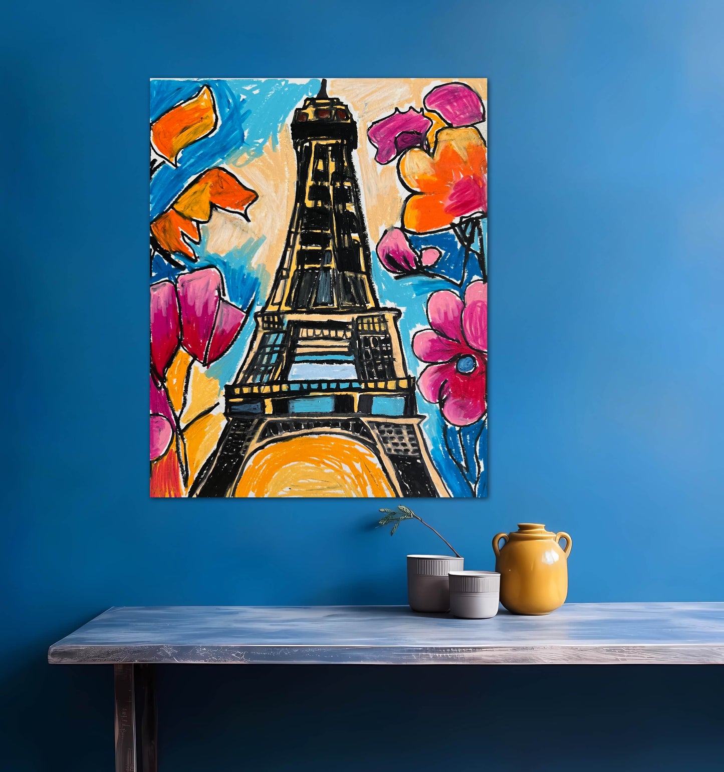 Paris With Love - Print, Poster, Stretched Canvas Print