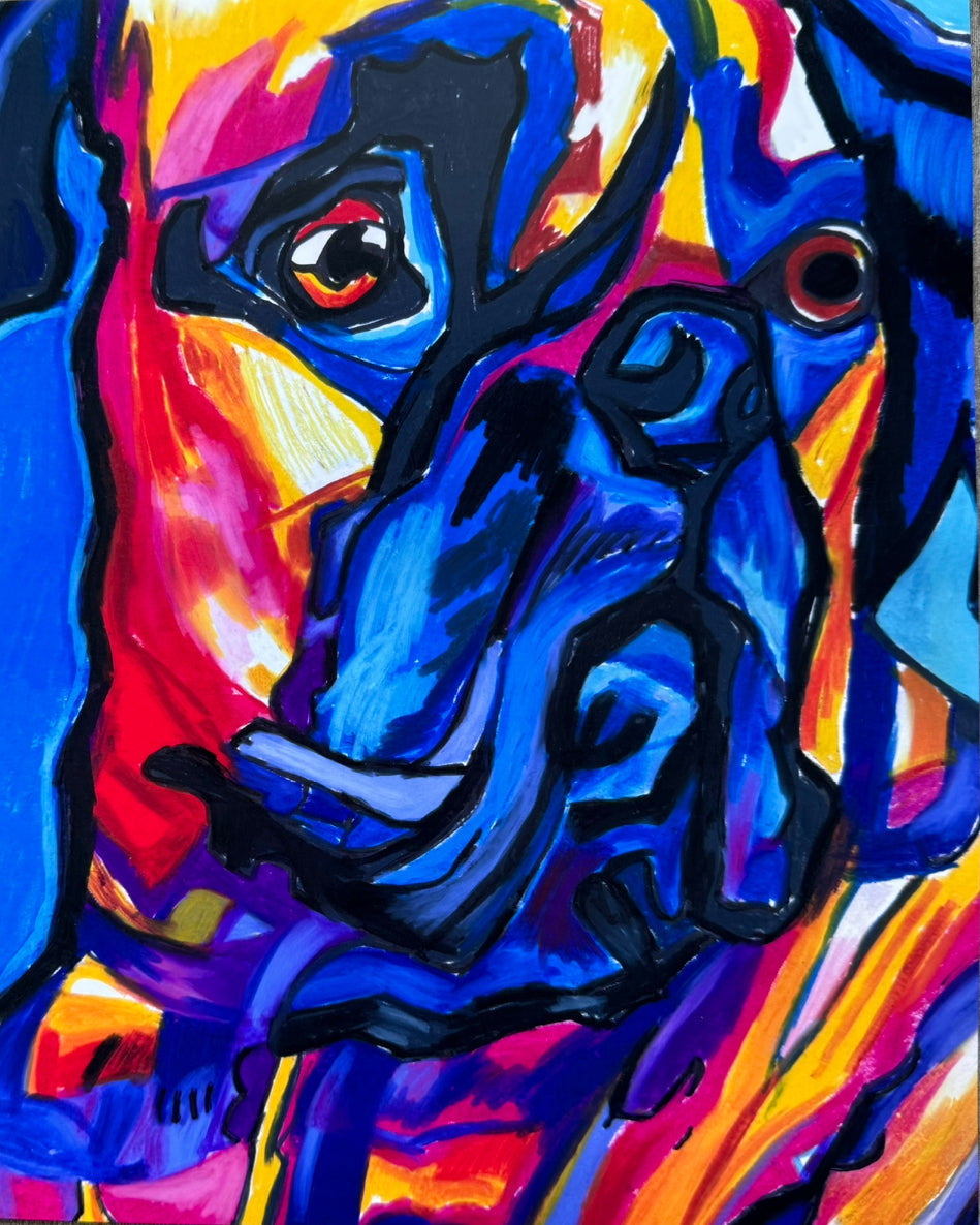 Blue Mastiff - Art Prints