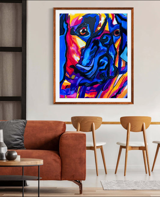 Blue Mastiff - Art Prints