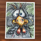 Morris - ORIGINAL OIL PASTEL ARTWORK - 19x24" (video attached)