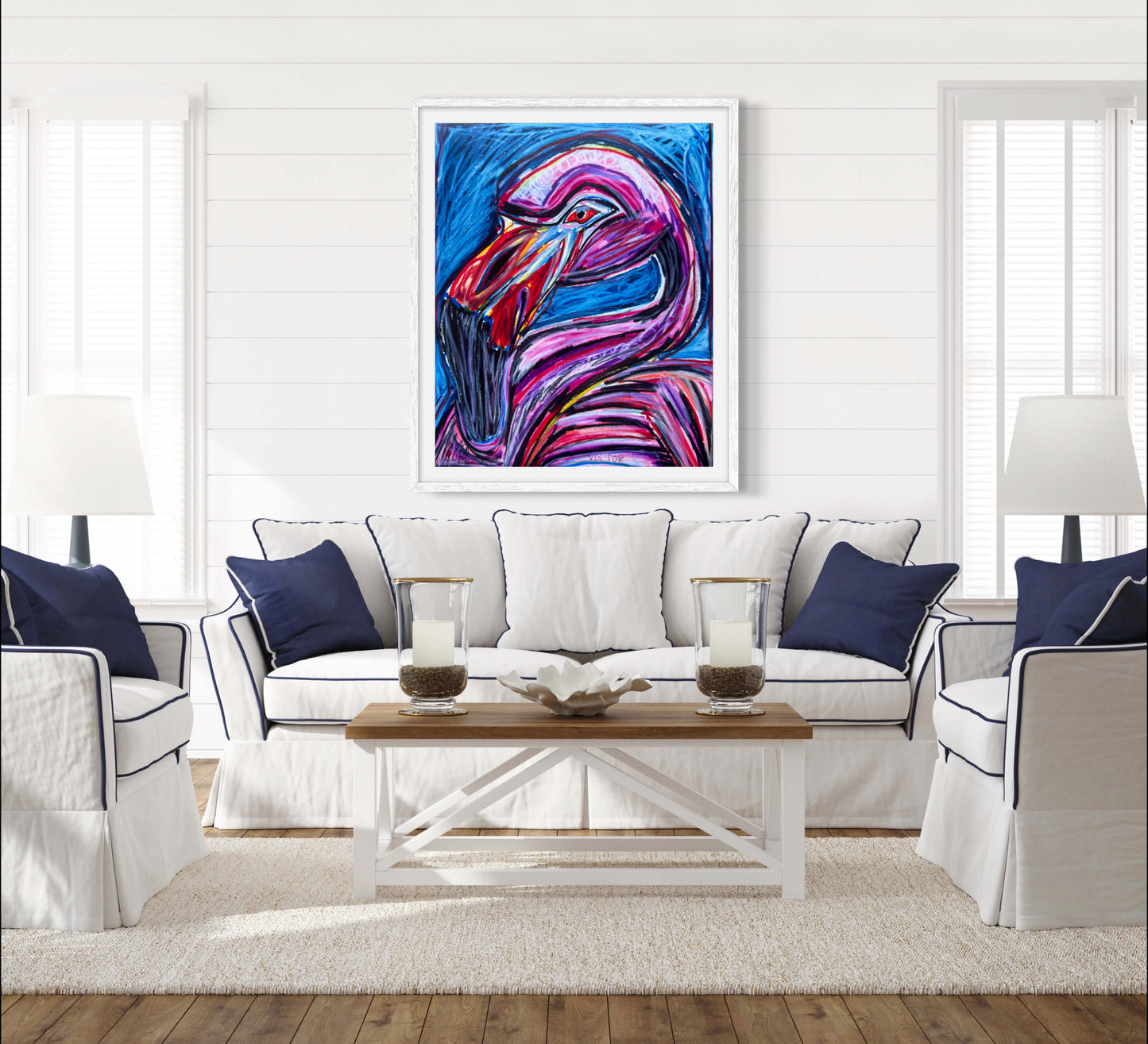 Fiona the Flamingo - Art Prints