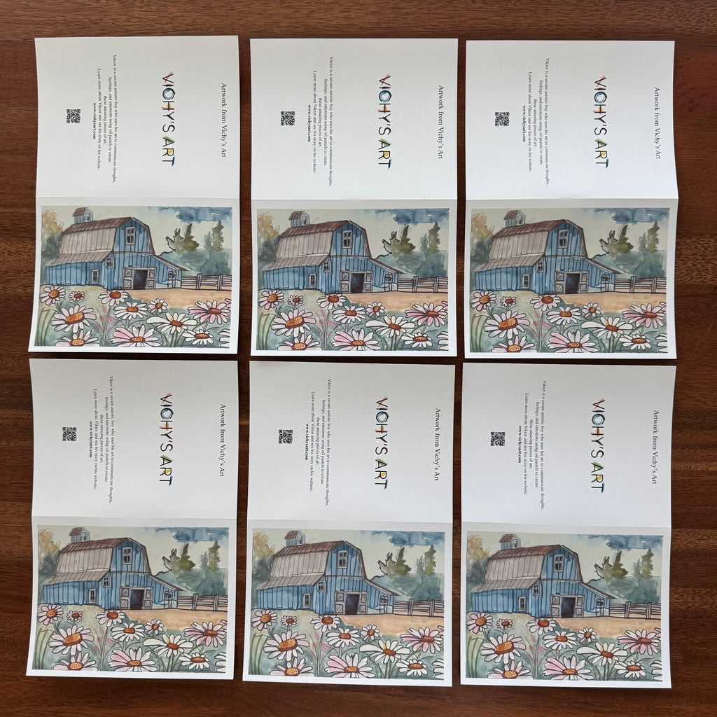 Daisy  - Greeting cards (set of 6)