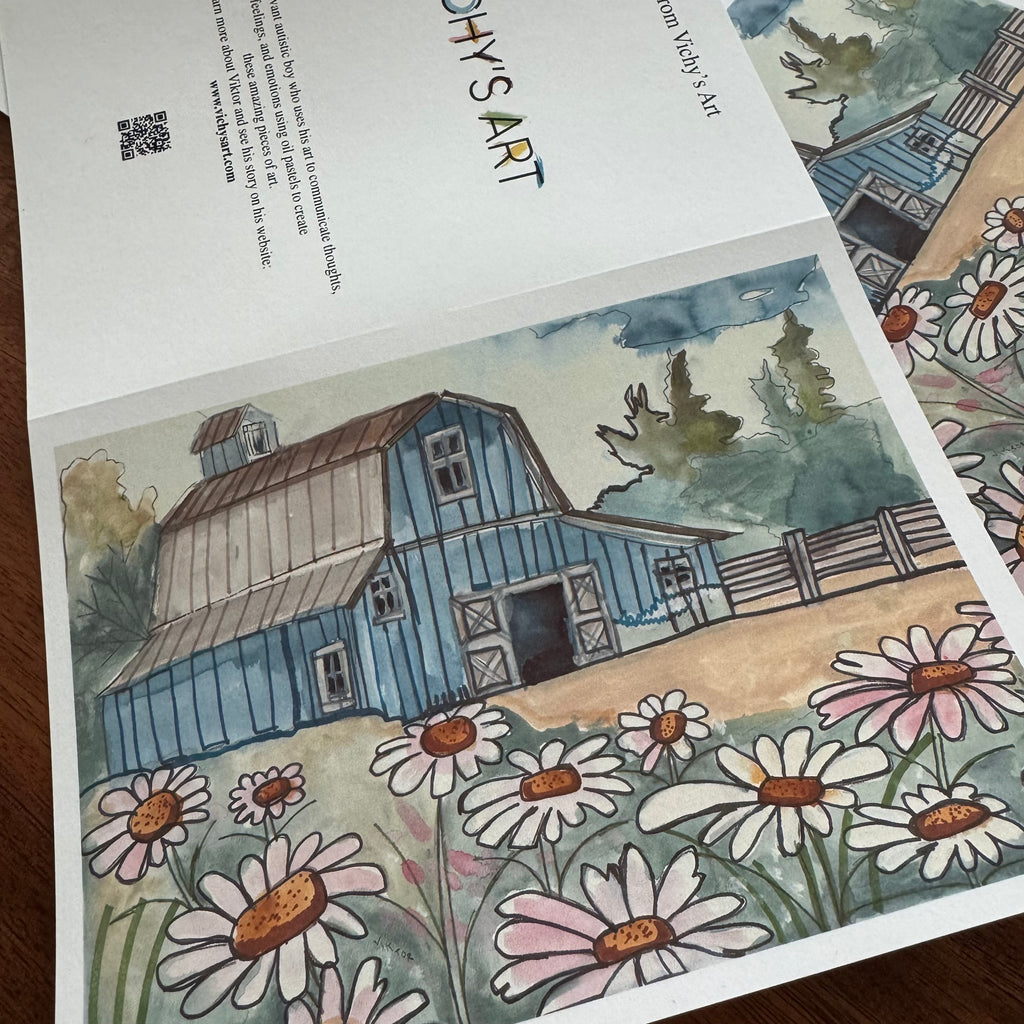 Daisy  - Greeting cards (set of 6)