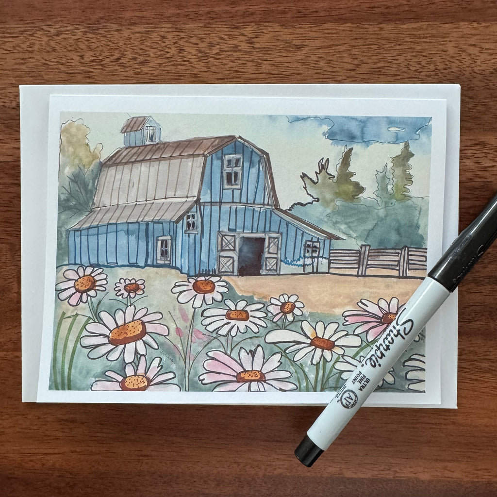 Daisy  - Greeting cards (set of 6)