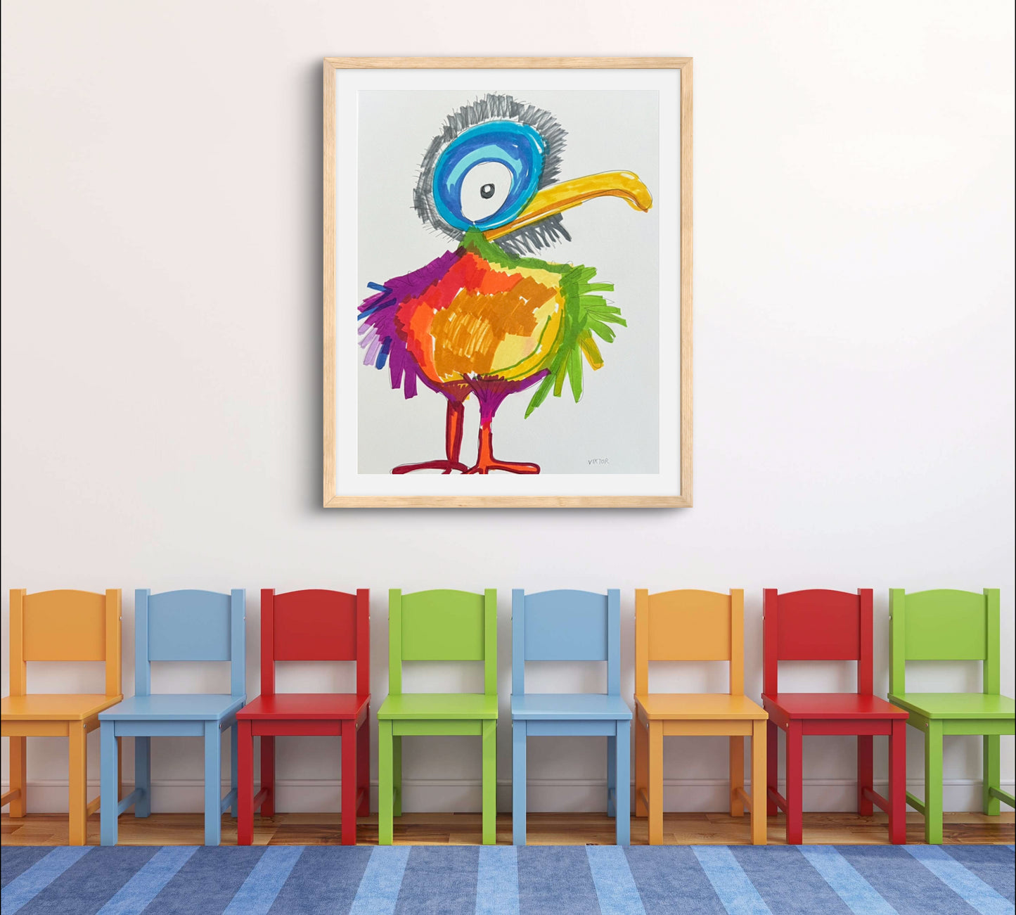 The Funny Bird IV - Art Prints