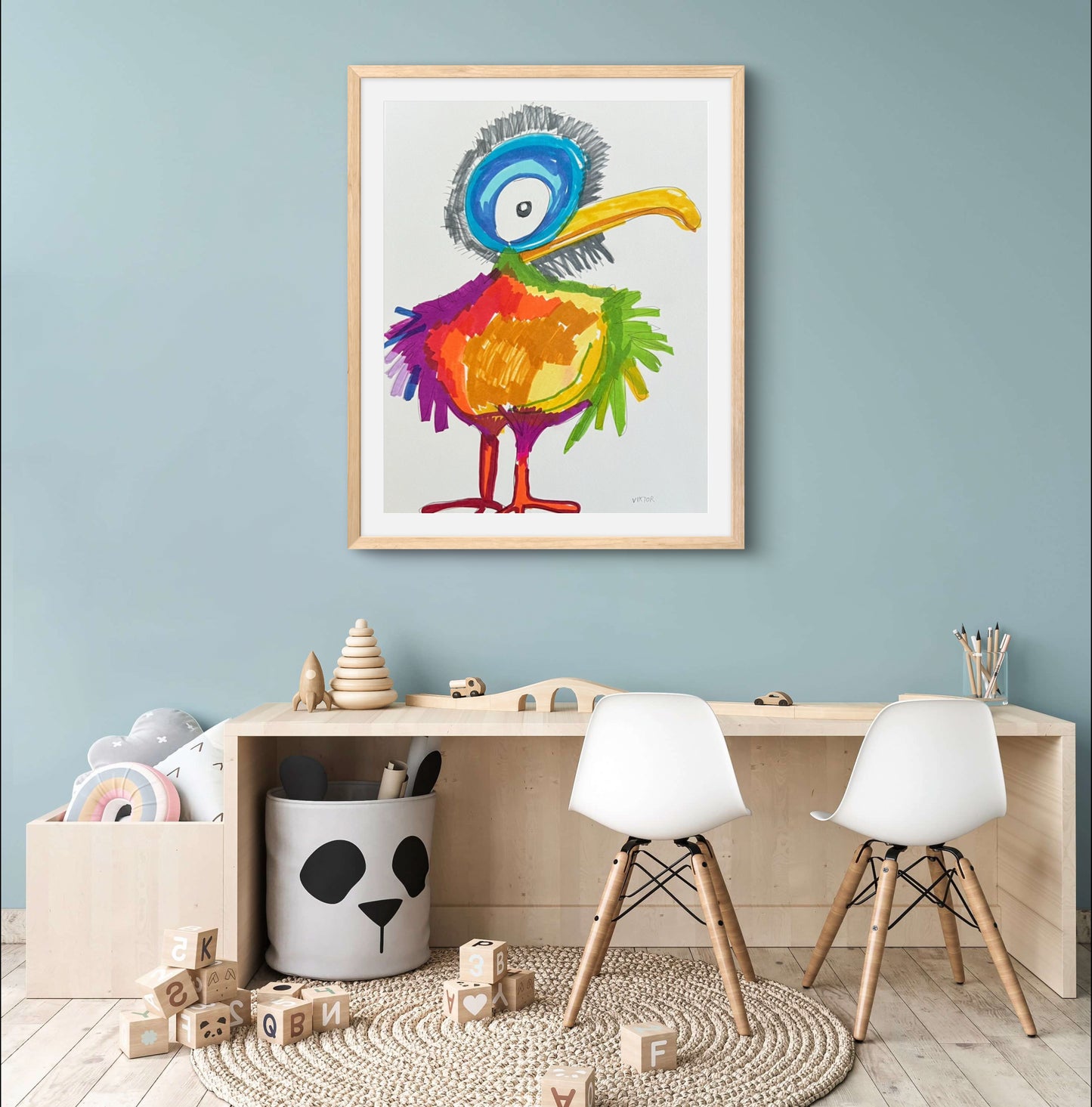 The Funny Bird IV - Art Prints