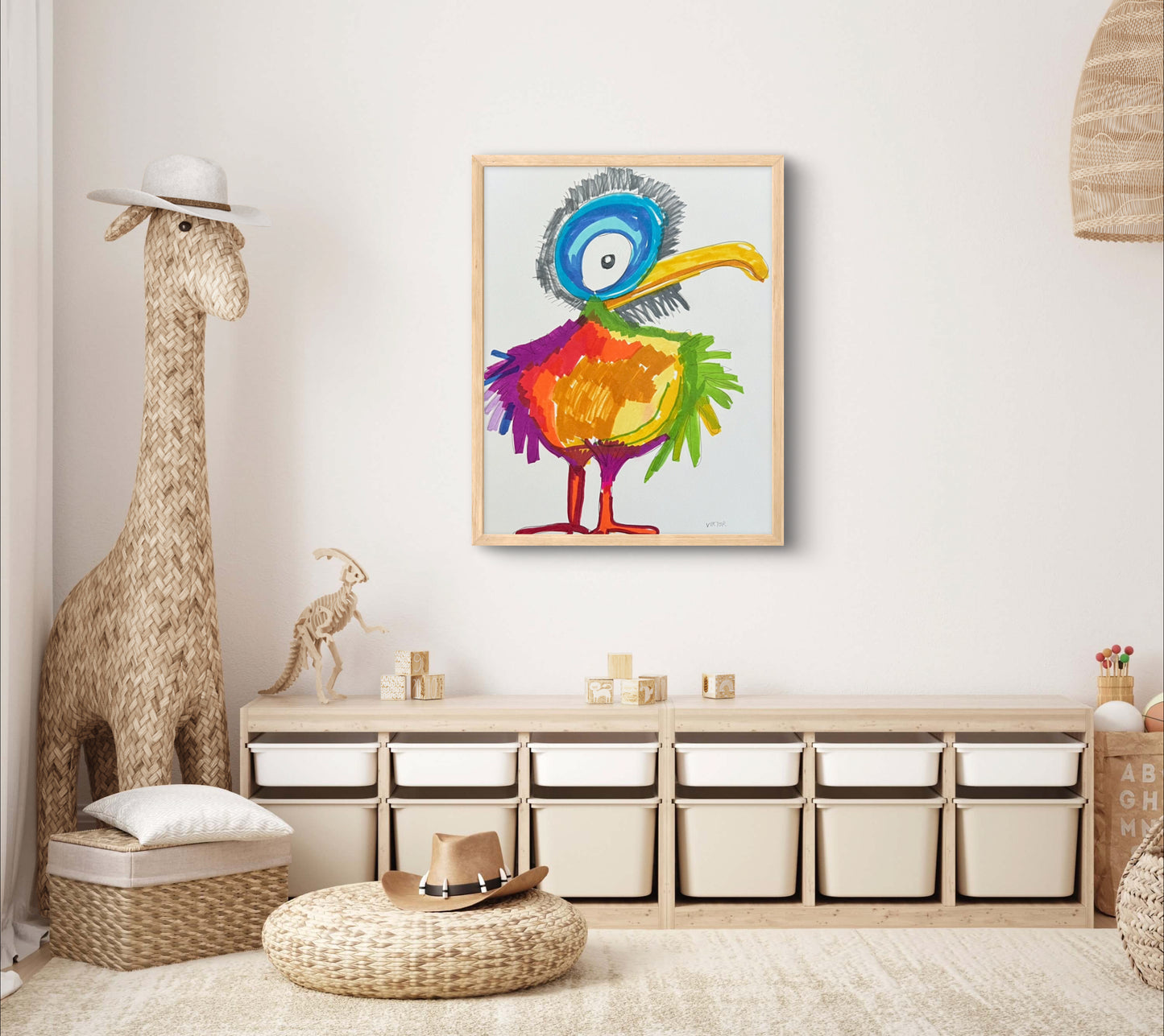 The Funny Bird IV - Art Prints