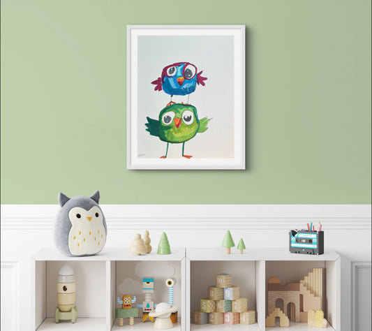 The Funny Bird II - Art Prints