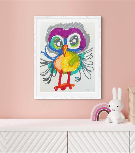 The Funny Bird III - Art Prints