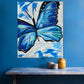 The Blue Butterfly - Art Prints