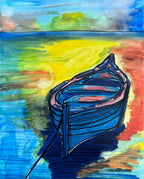 Boat on the Beach - Art Prints - Vichy's Art