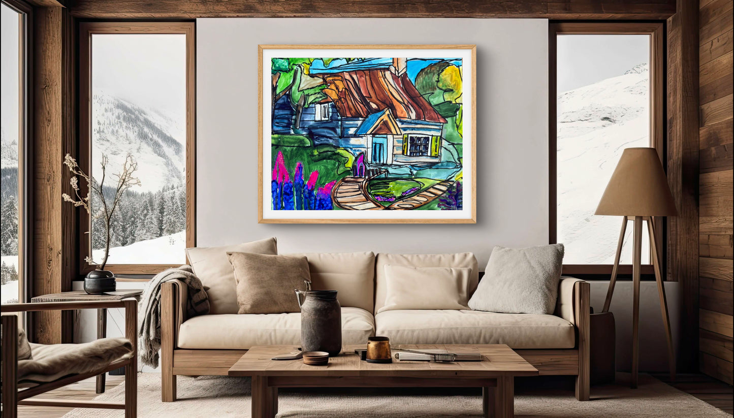 The Cottage - Art Prints