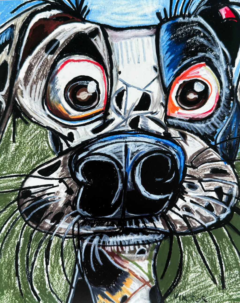 Funny Dalmatian - Art Prints