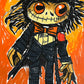 Spooky Scarecrow - ORIGINAL 14x17”