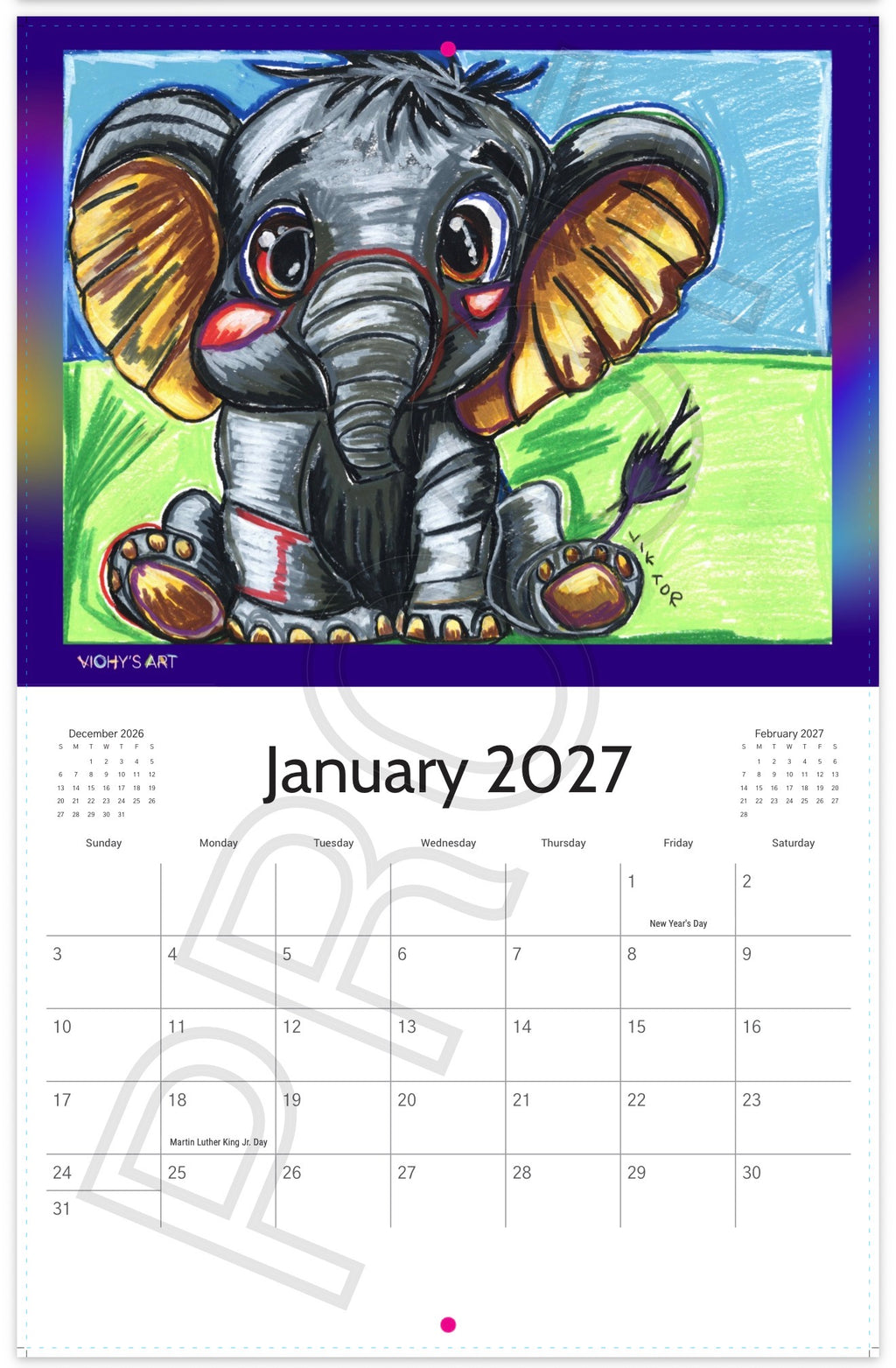 Introducing the Ultimate 2027 Calendar and Coloring Book Bundle
