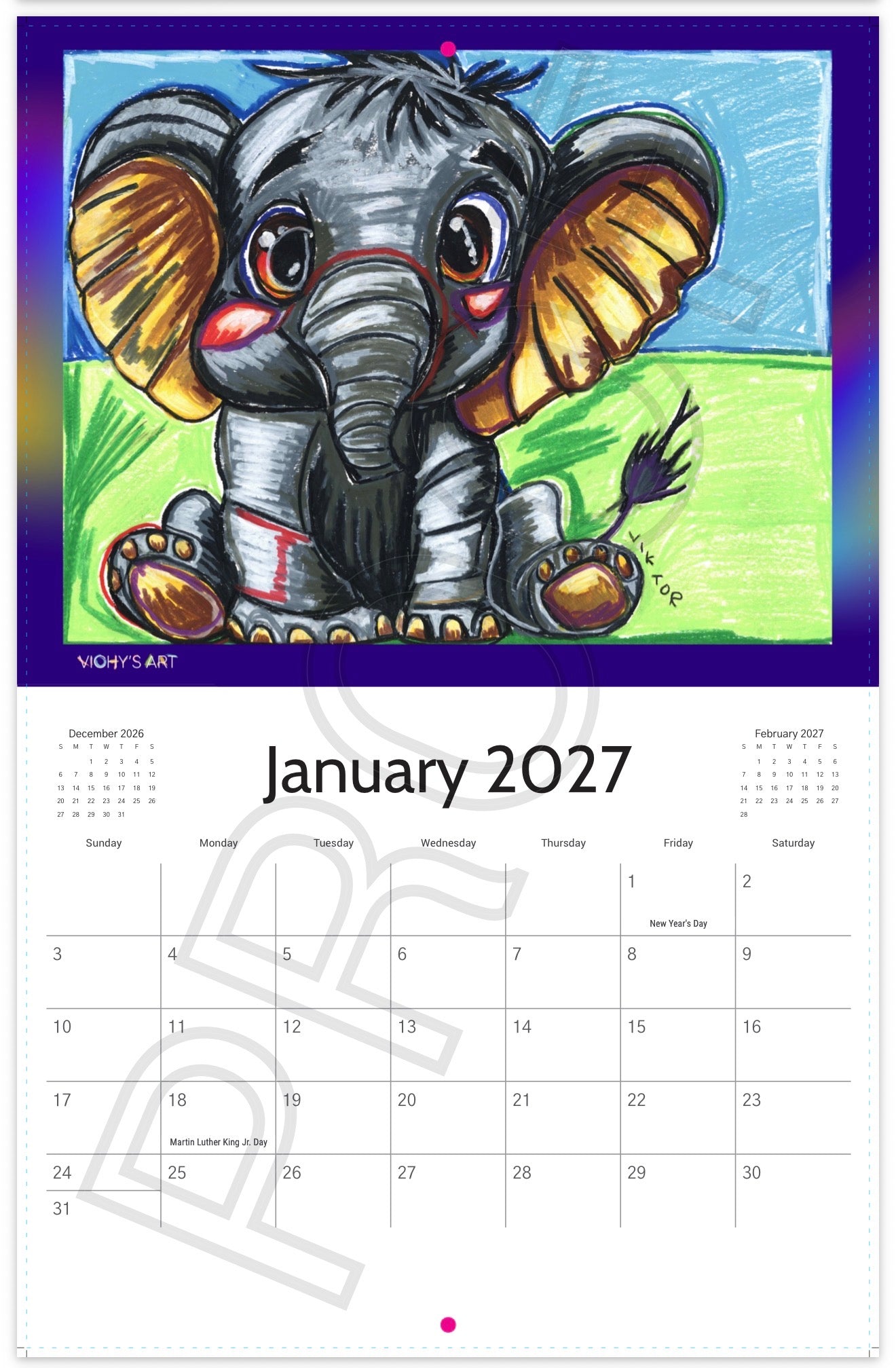 Introducing the Ultimate 2027 Calendar and Coloring Book Bundle