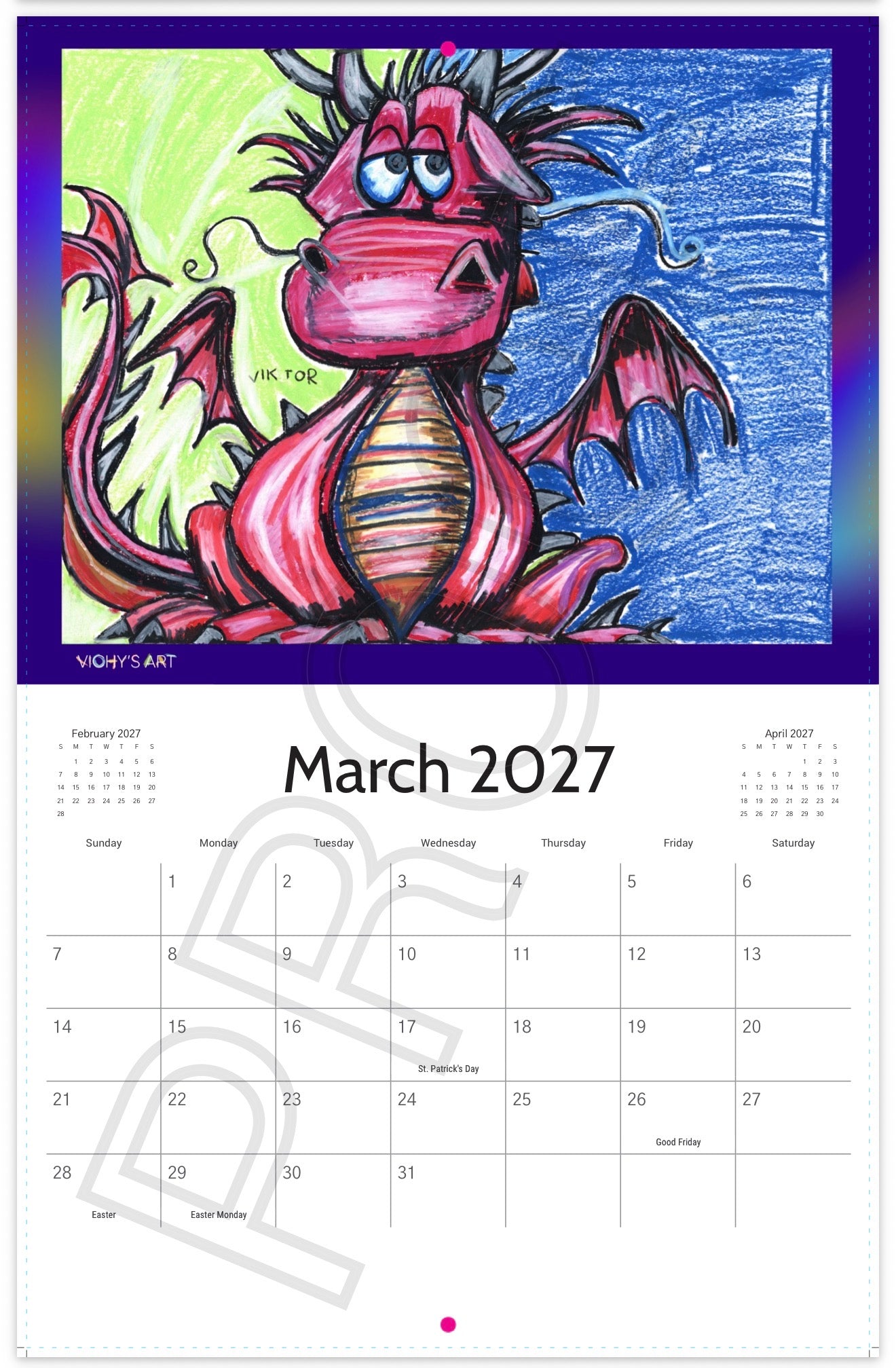 Introducing the Ultimate 2027 Calendar and Coloring Book Bundle