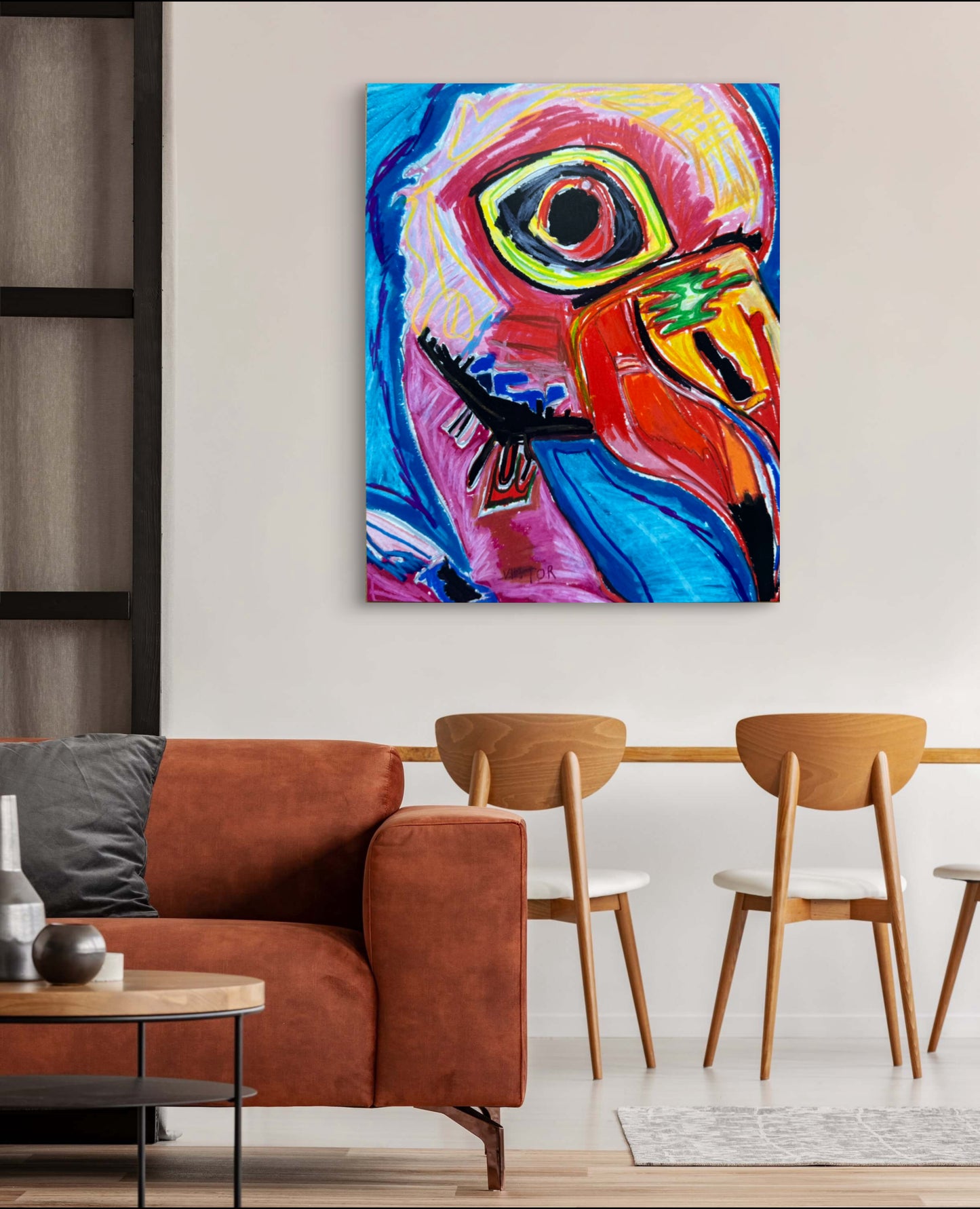 Calista the Pink Flamingo - Art Prints