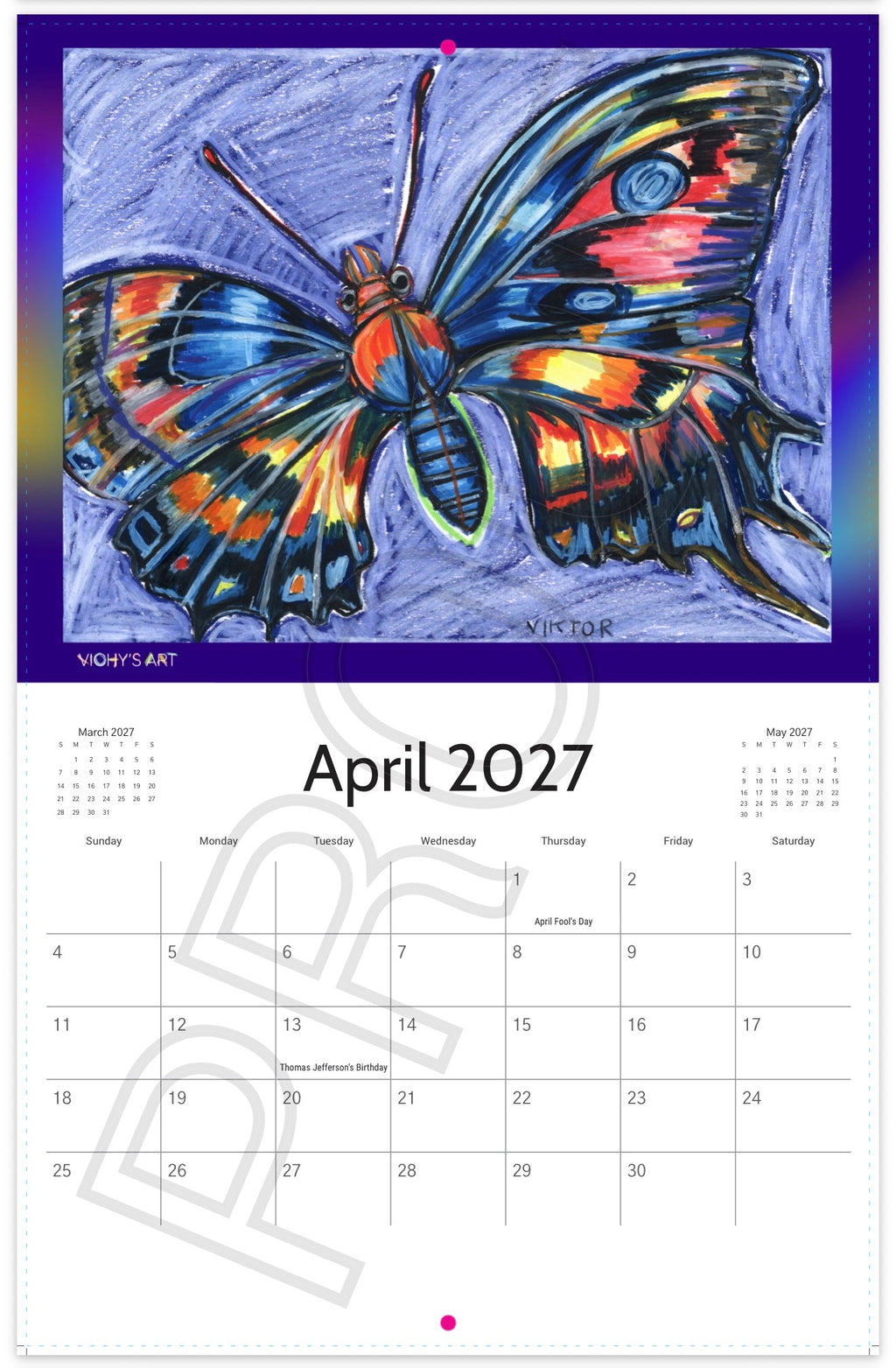 Introducing the Ultimate 2027 Calendar and Coloring Book Bundle