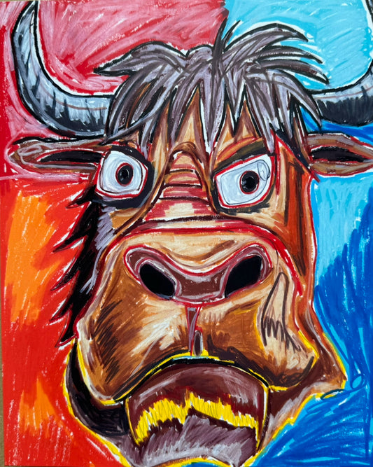 Maddox the Bull - Art Prints