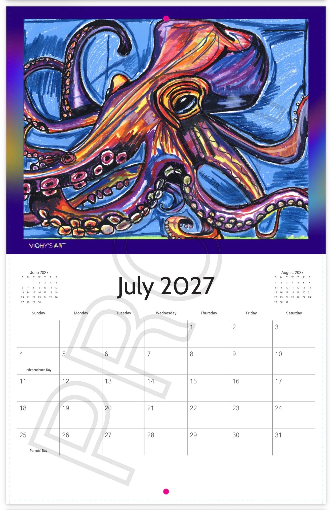 Introducing the Ultimate 2027 Calendar and Coloring Book Bundle