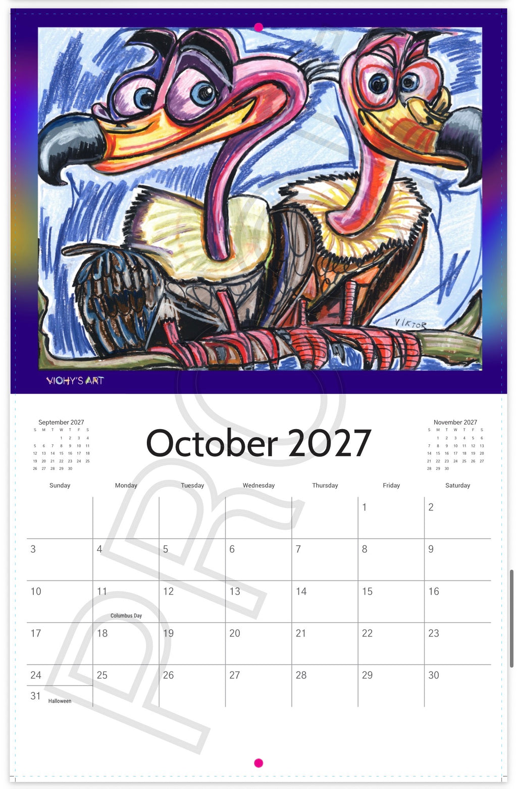 Introducing the Ultimate 2027 Calendar and Coloring Book Bundle