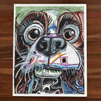 The Cavalier - ORIGINAL OIL PASTEL ARTWORK - 19x24" (video attached)