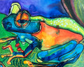 Watercolor Frog II - Art Prints - Vichy's Art