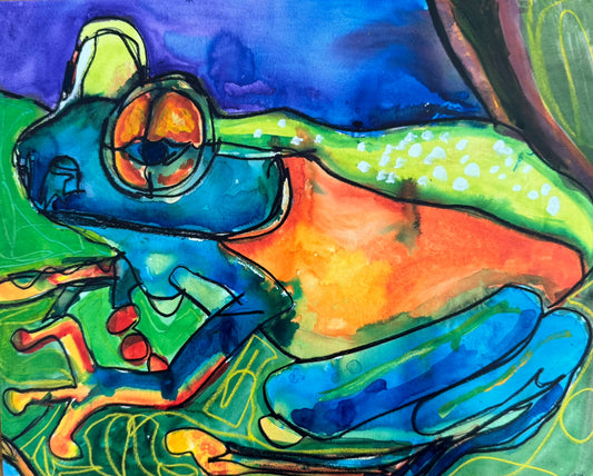 Watercolor Frog II - Art Prints