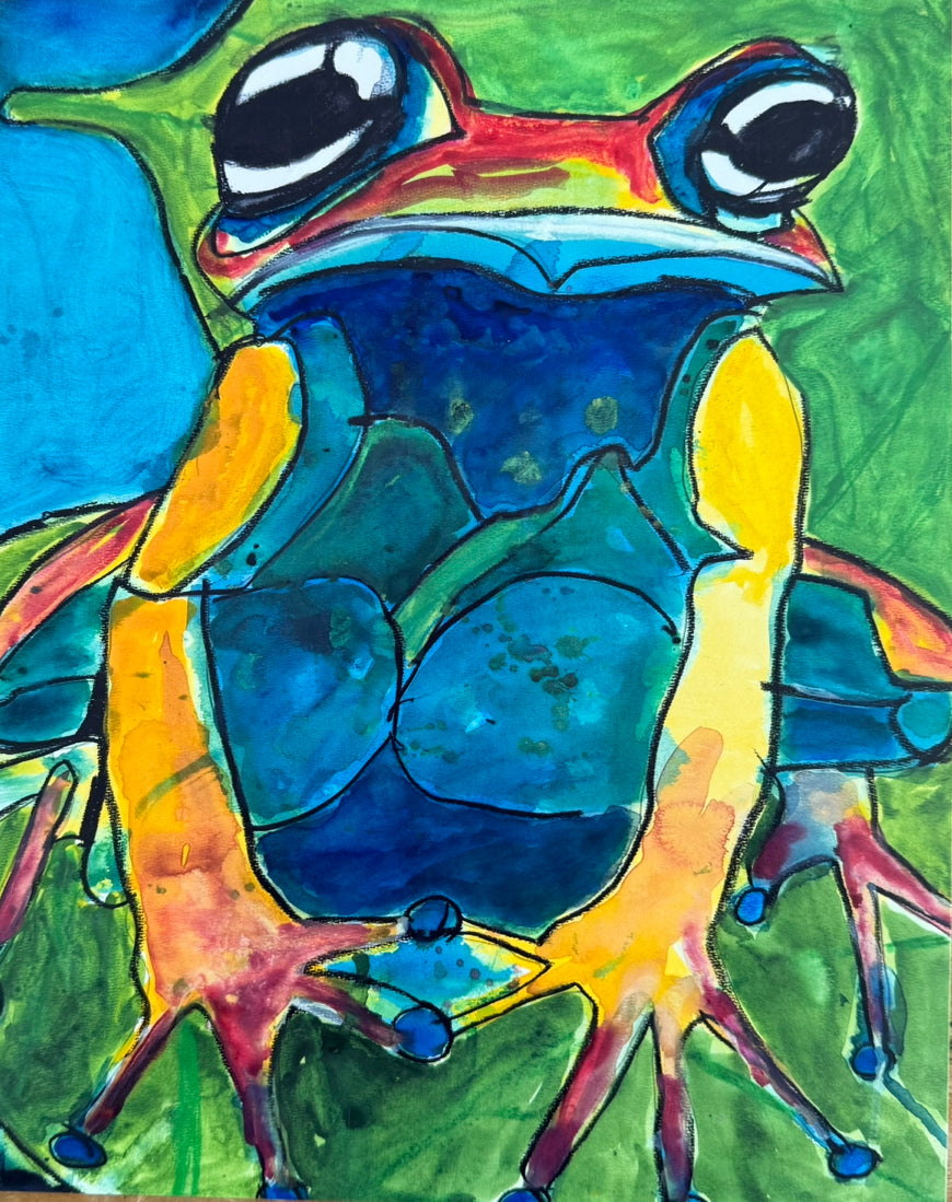 Watercolor Frog IV - Art Prints