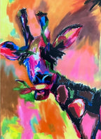 Giraffe  - fine prints and canvas prints in more size - Vichy's Art