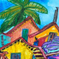 Colorful Mexican Village - Art Prints