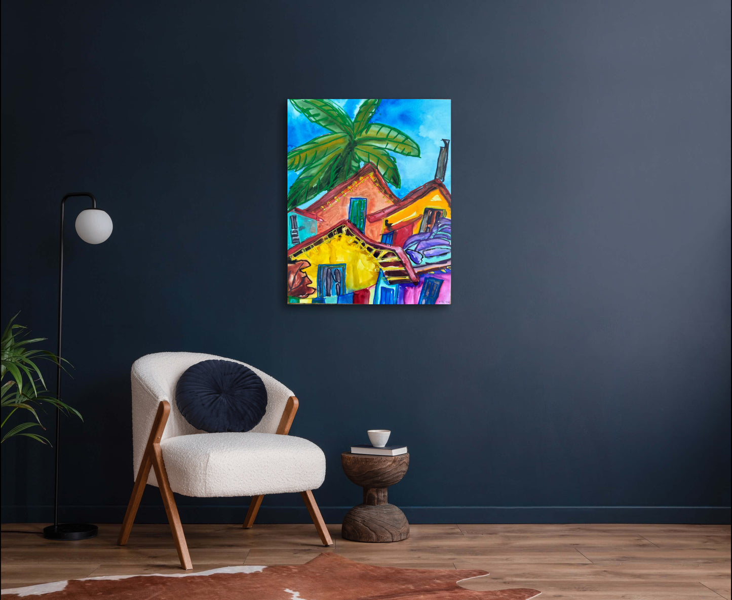 Colorful Mexican Village - Art Prints