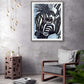 Zebra - Monochrome - Art Prints