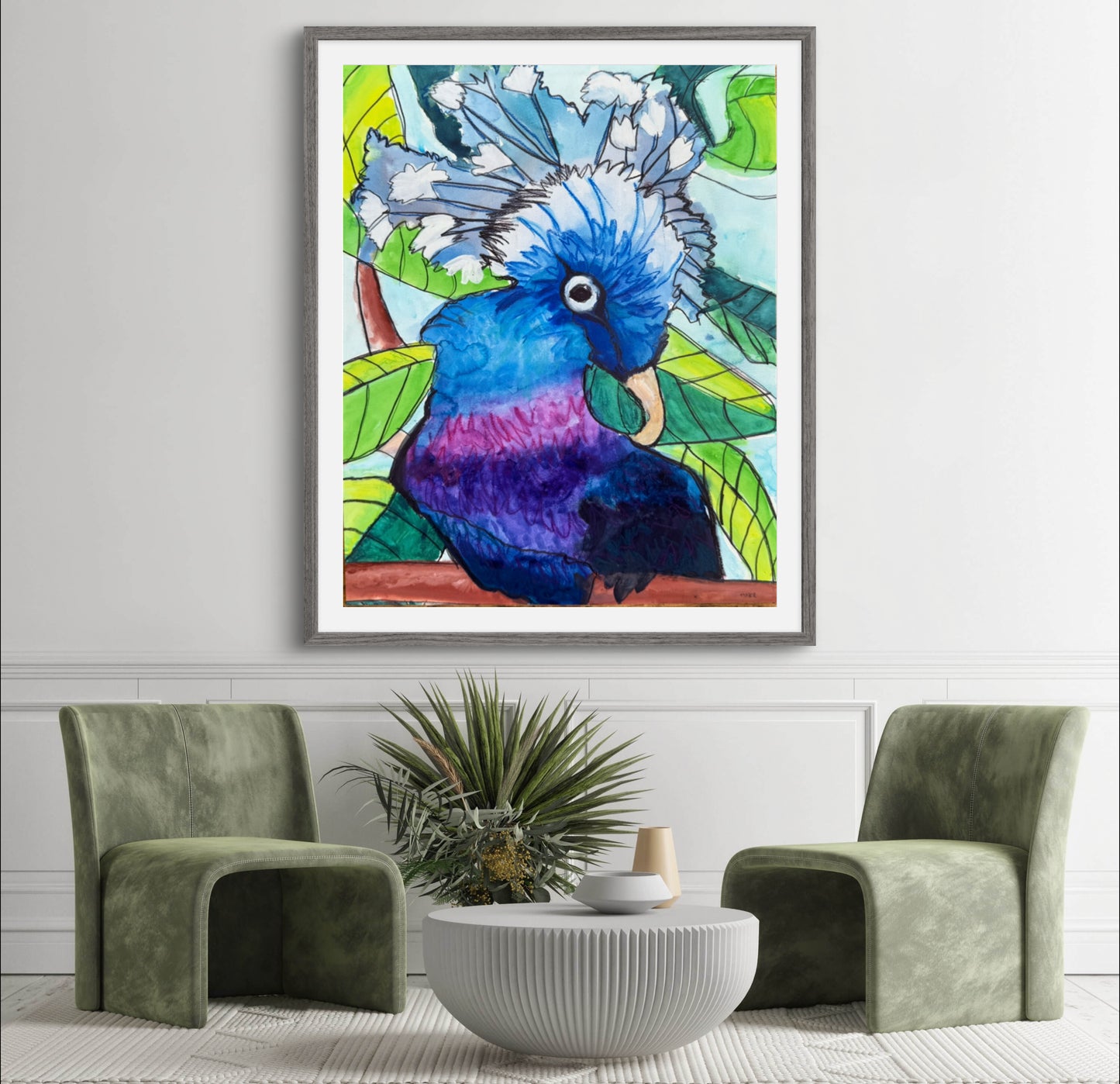 Blue Bird - Art Prints