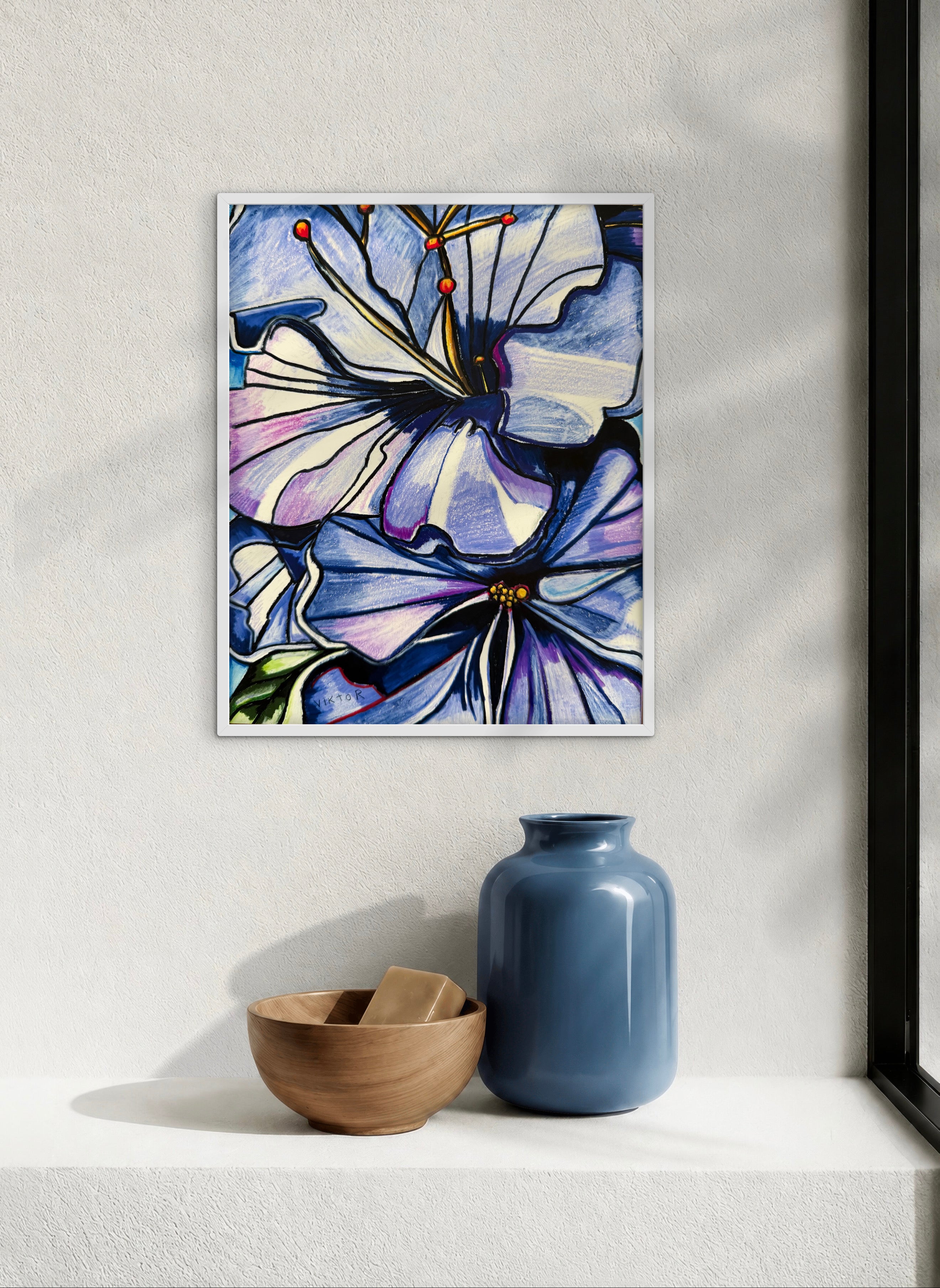 Sapphire Splash - Art Prints